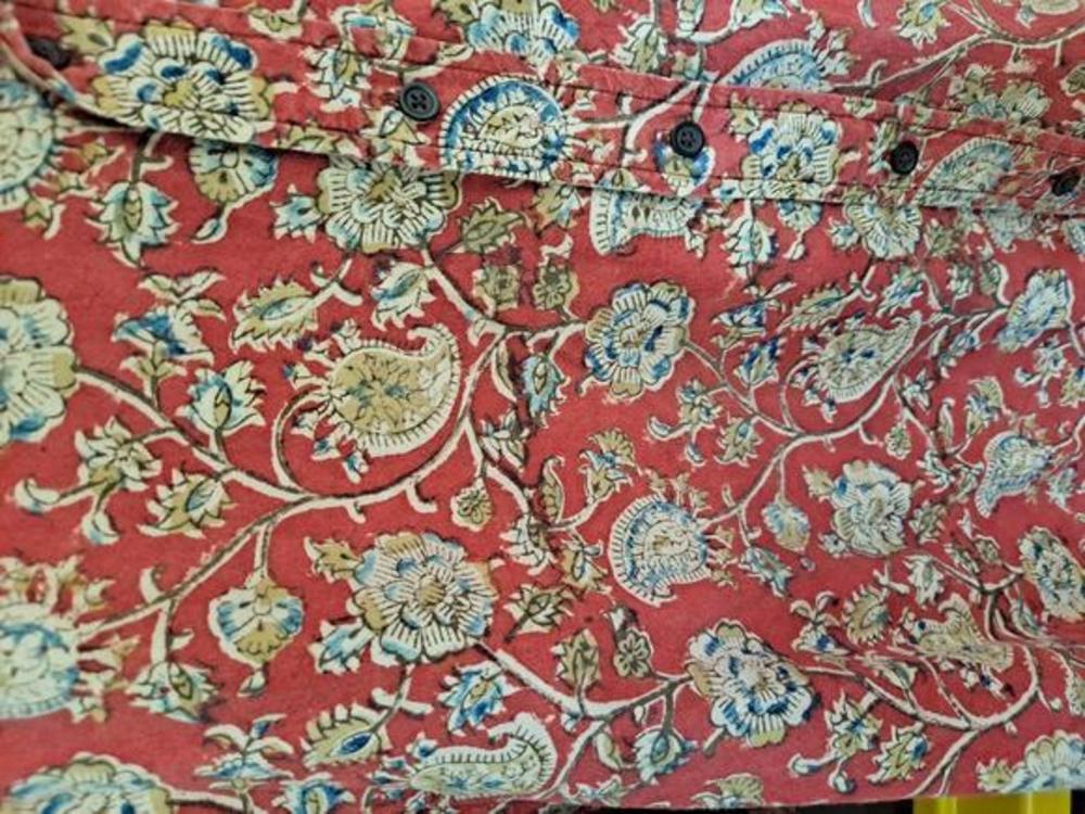 Polo Jean Company Red Hawaiian Shirt Size Large - Picture 2 of 4